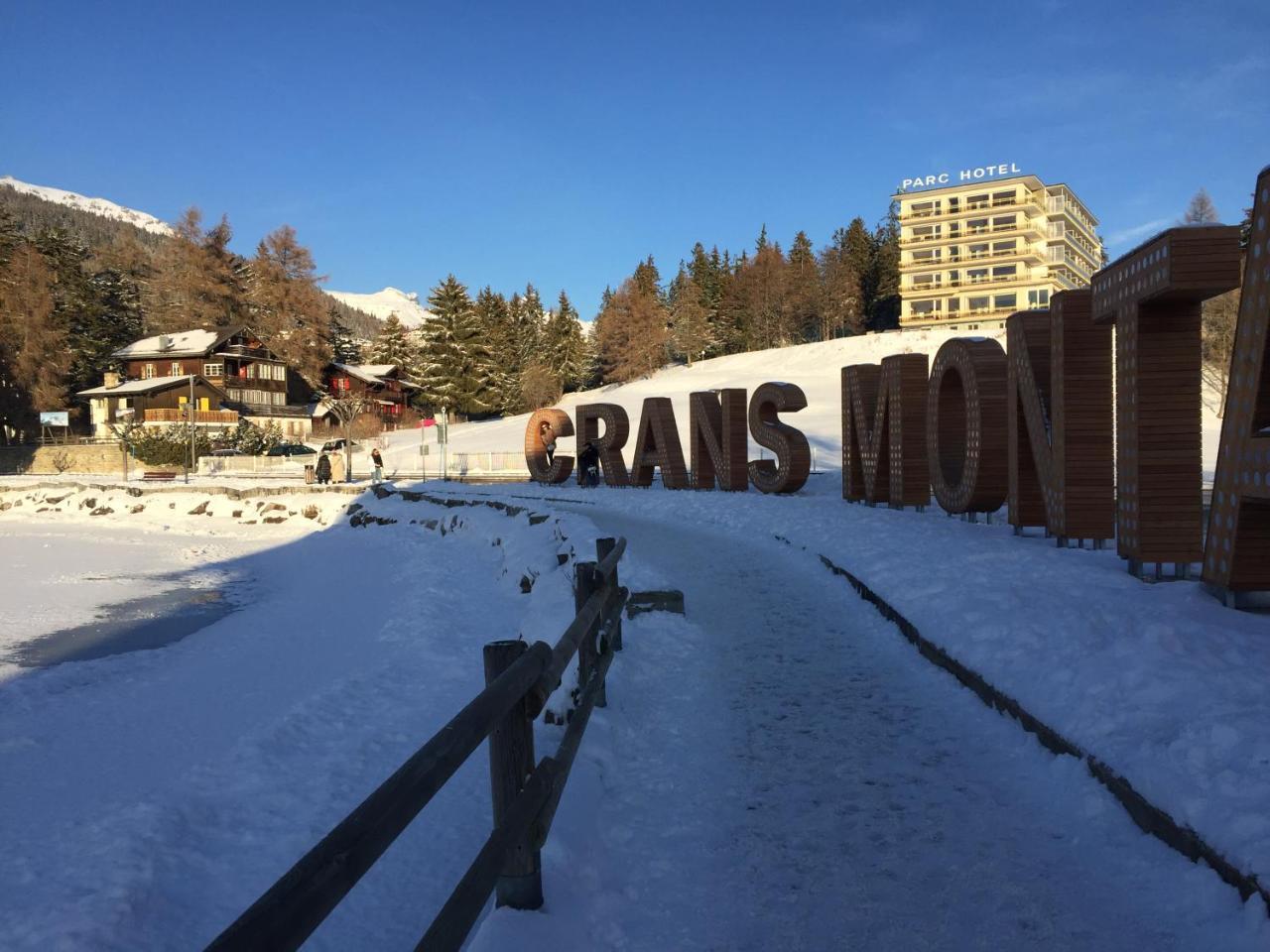 Plein Centre, Ski A Pied, Vue, Calme Crans-Montana Eksteriør bilde